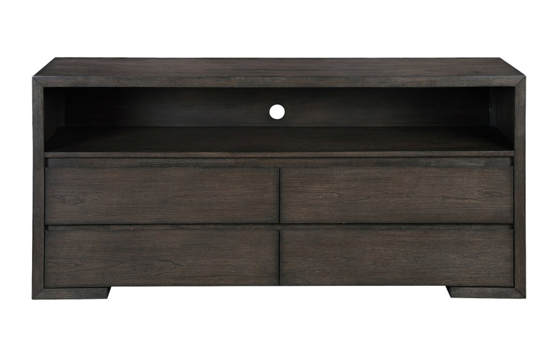 Zelda 64\" TV Stand with Storage and Cable Management – Warm Mocha