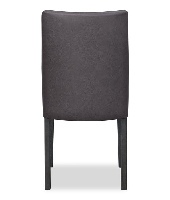 Emery Vegan Leather Dining Chair - Brown
