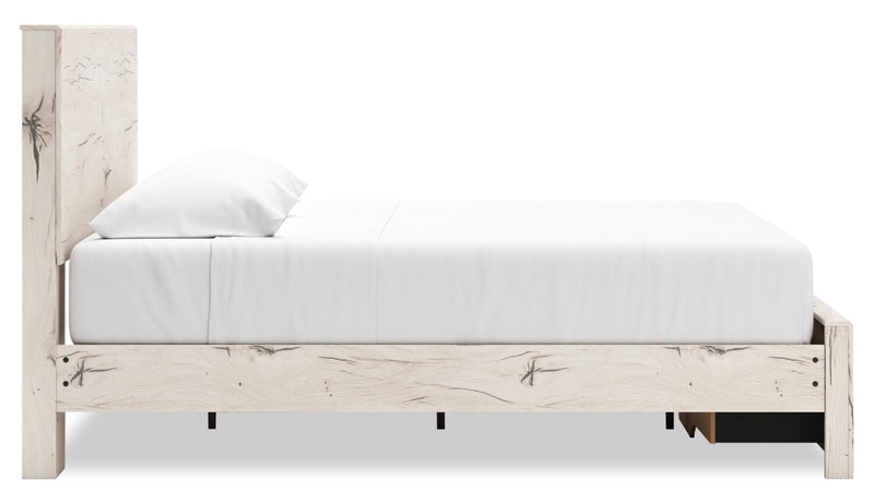 Derekson King Storage Bed - White