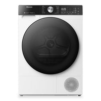 Hisense 3.1 Cu. Ft. Front Load Washer and 4.5 Cu. Ft. Dryer with Ventless Heat Pump Technology - White