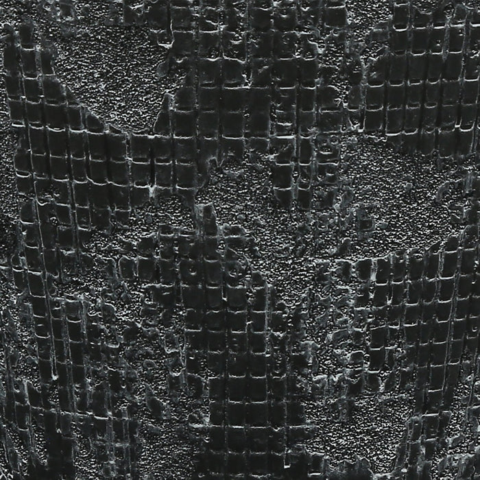 24\" Black Ceramic Textured Table Lamp