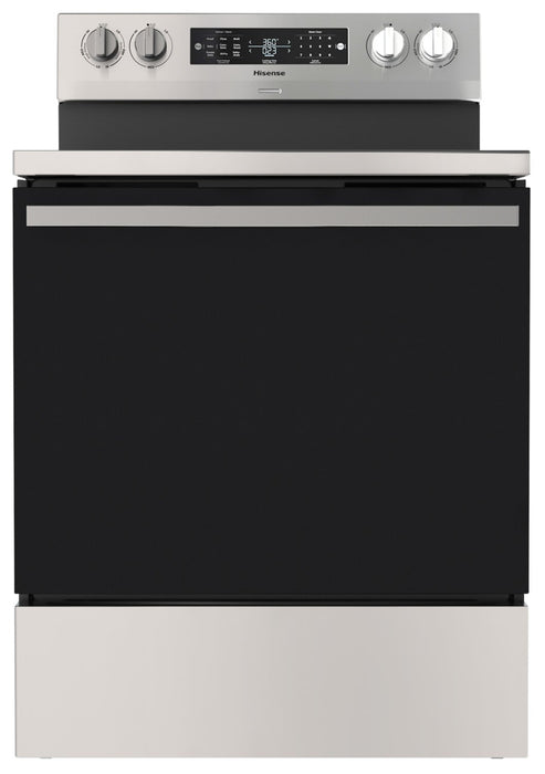 Hisense 30\" 5.8 Cu. Ft. 5-Element Electric Range with True Convection - Stainless Steel - HBE3502CAS