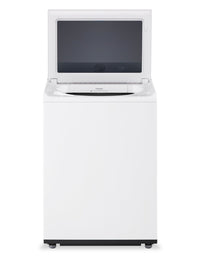 LG 5.8 Cu. Ft. Smart Top-Load Washer with EasyUnload™ and AI Sensing - Alpine White - WT8200CW 