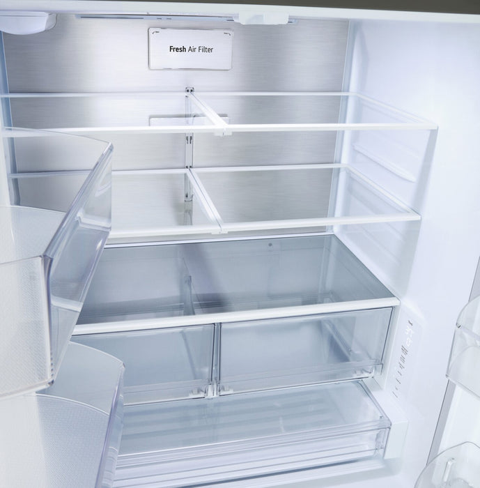 LG 36\" 17.2 Cu. Ft. French-Door Counter-Depth Refrigerator - Smudge Proof Stainless Steel - LF25BZH42S