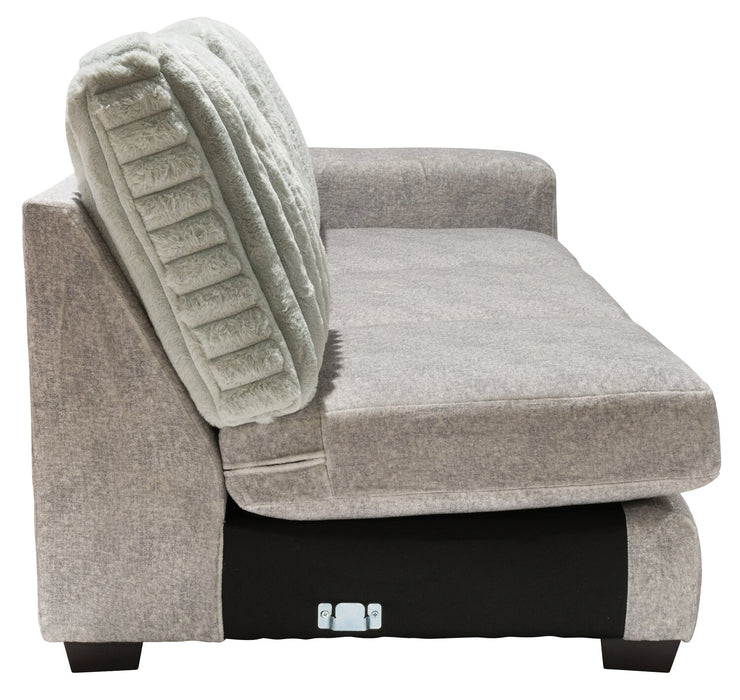 Koda 2-Piece Chenille Left-Facing Sectional - Plush Paloma