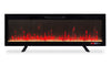 Mirage 60\" Modern Electric Fireplace - Black