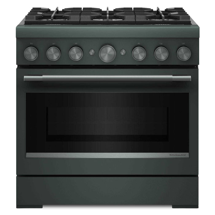 KitchenAid 5.1 Cu. Ft. Dual Fuel Range with No Preheat Air Fry – Juniper - KFDS936SJP