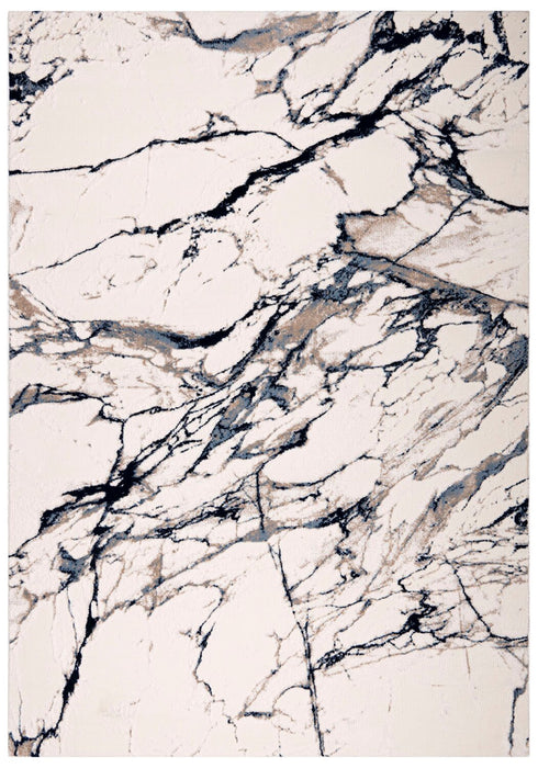 Rowann Blue Area Rug - 5'3\" x 7'6\" 