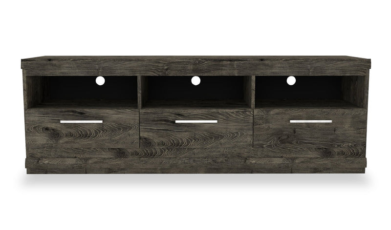 Camden 3-Piece Entertainment Centre with Storage and Cable Management for TVs up to 65\" - Alabaster Oak