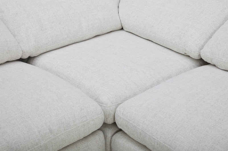 Sky Modular 8-Piece Fabric Power Reclining Sectional with Removable Feather Down Cushions -Nathan Wheat