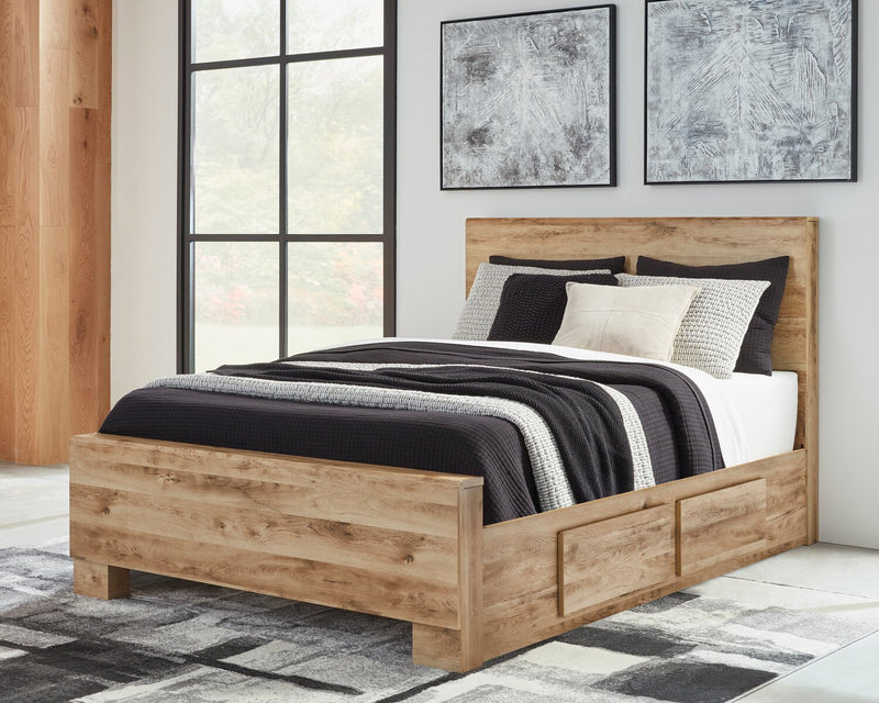 Derekson Full Underbed Storage Bed - Natural