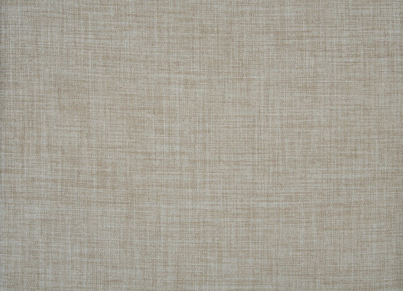 Made in Canada Sawyer 57\" Linen-Look Fabric Loveseat with Reversible Cushions and Accent Pillows - Light Grey 