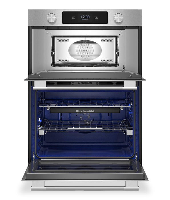 KitchenAid 30\" Smart Electric Combo Wall Oven - PrintShield<sup>™</sup> Stainless - KOEC730SPS