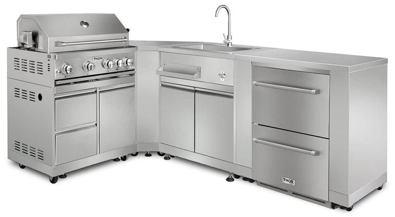 Thor Kitchen 32\" Outdoor BBQ Grill Cabinet - MK03SS304 