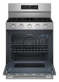 KitchenAid 5.0 Cu. Ft. Smart Freestanding Gas Range - PrintShield™ Stainless - KFGS330TPS 