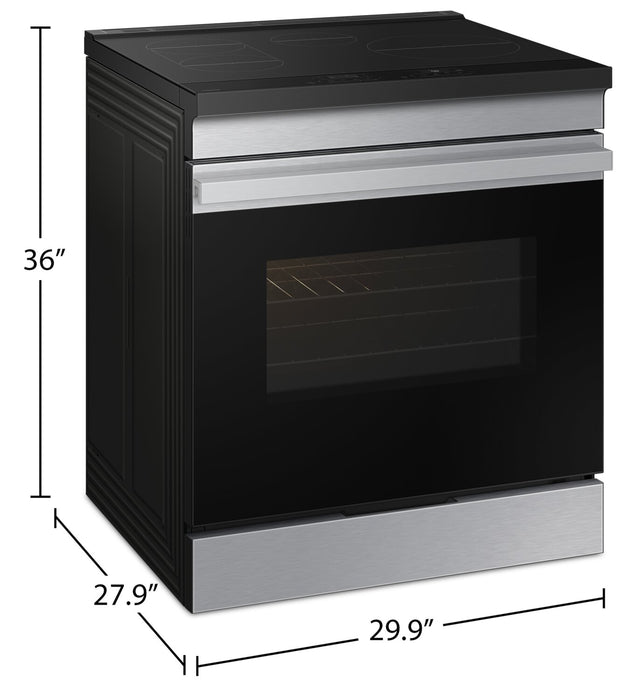 Samsung Bespoke 3 Series 6.3 Cu. Ft. Smart Induction Range with Air Fry - NSI6DG9300SRAC