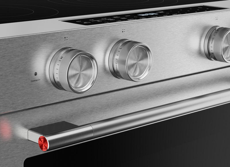 KitchenAid 30\" 5.3 Cu. Ft. Smart Slide-in Electric Range with Convection Modes - YKSES330SPS 