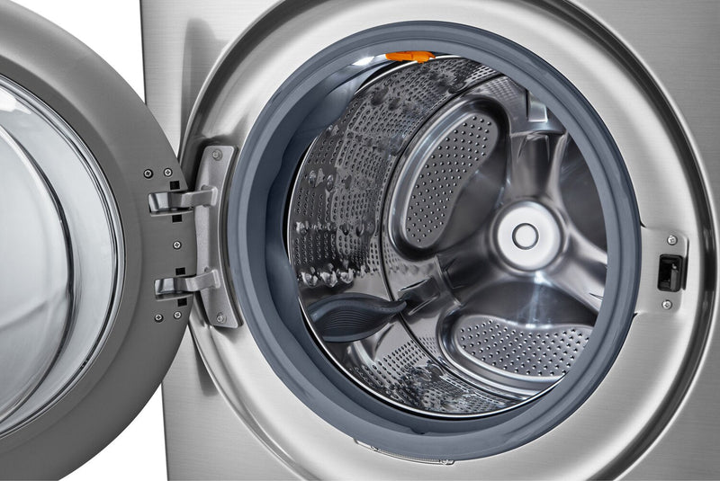 LG 5.2 Cu. Ft. Smart Front-Load High-Efficiency Steam Washer - Graphite Steel - Stackable - WM5500HV… 