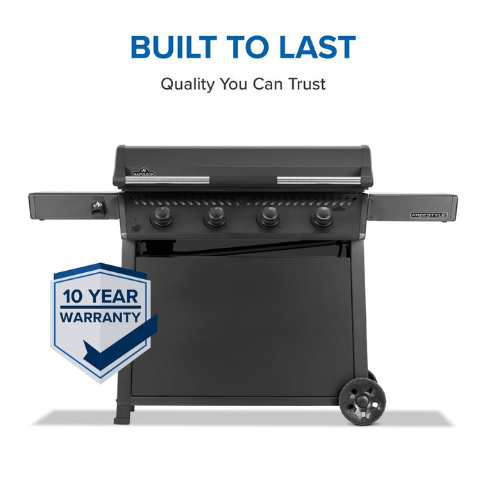 Napoleon 33,600-BTU 36-Inch 4-Burner Griddle with Rust-Resistant Stainless Steel Cooktop - F36FTPMK
