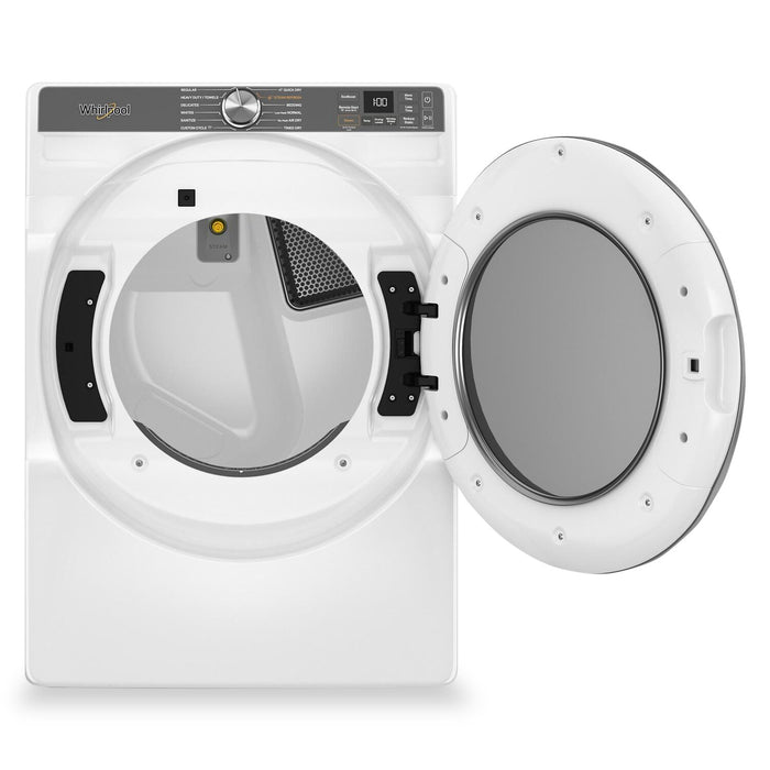 Whirlpool 7.4 Cu. Ft. Smart Electric Dryer with Steam - YWED6720RW