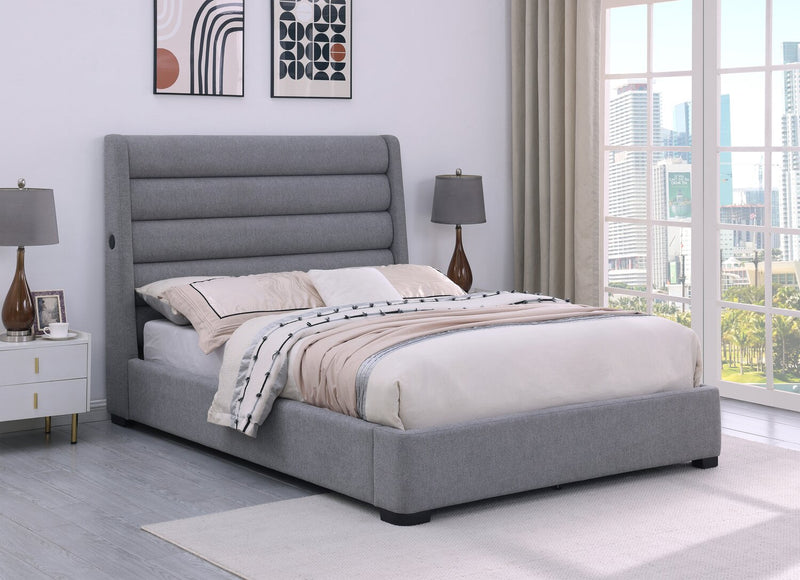 Jade Queen Upholstered Bed