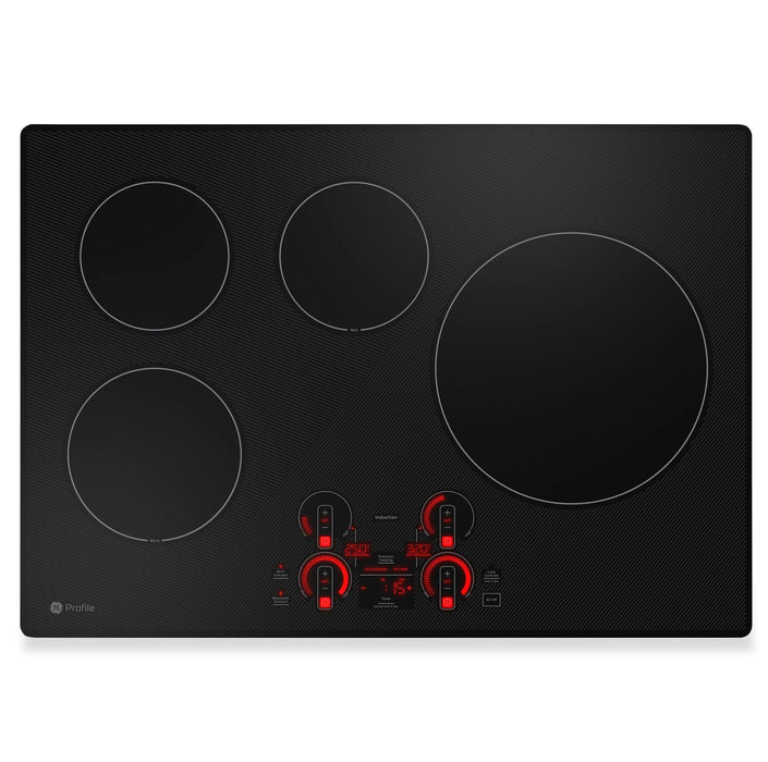 Profile 30\" 4-Element Induction Cooktop - Black - PHP7030DTBB 