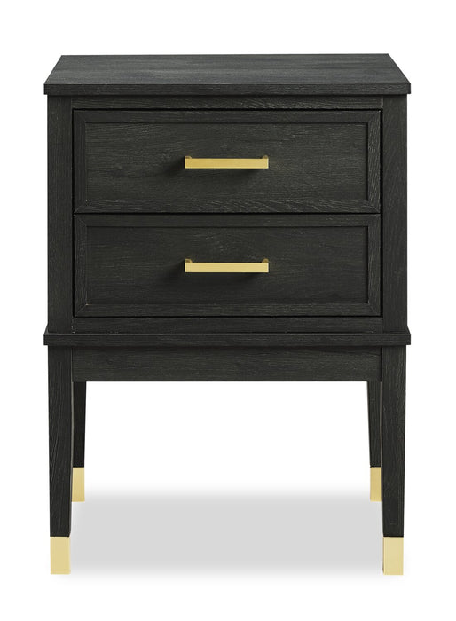 Alia Nightstand - Black Oak
