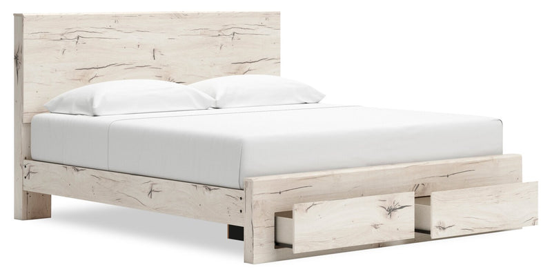 Derekson King Storage Bed - White