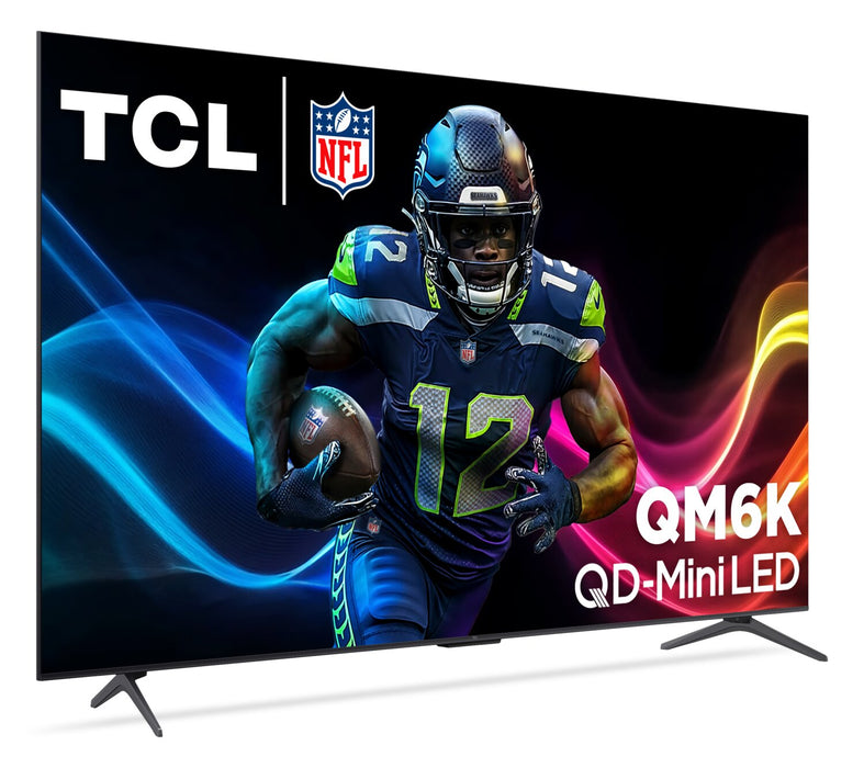 TCL 65\" QM6K Series QD-Mini LED QLED 4K UHD Smart Google TV (65QM6K)