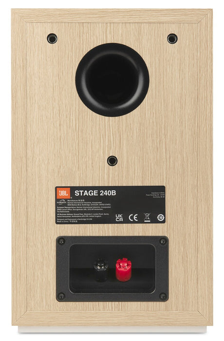 JBL Stage 240B 2-Way 4.5\" Bookshelf Loudspeaker Pair - White (JBL240BWHT)