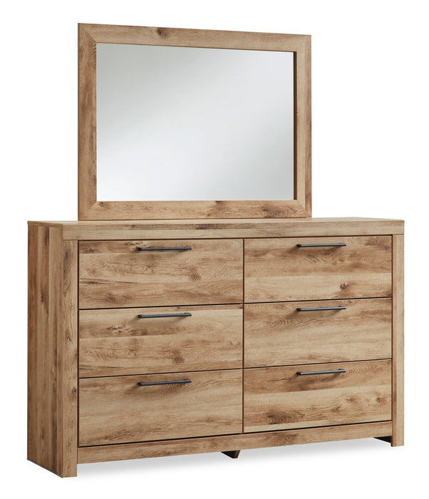 Derekson Bedroom 6-Drawer Dresser, 58.7\"W x 36.4\"H - Natural 