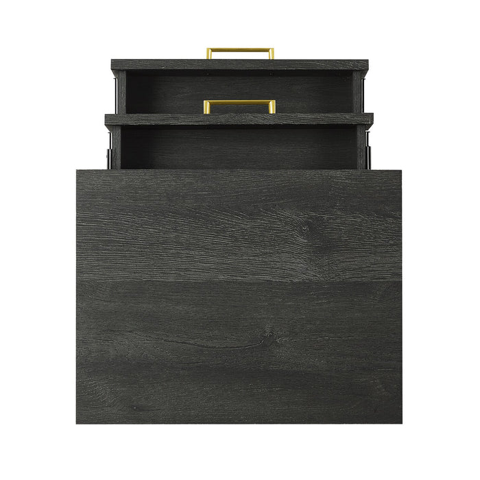 Alia Nightstand - Black Oak