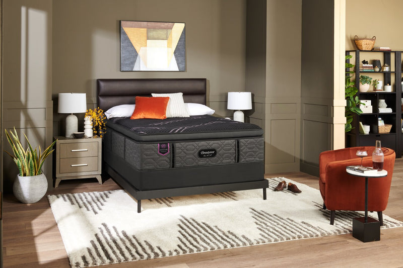 Beautyrest Black Signature Magenta Euro Pillowtop Queen Mattress