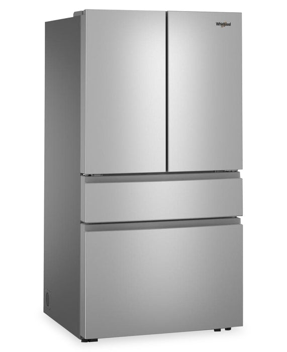 Whirlpool 36\" 30 Cu. Ft. French Door Refrigerator – Fingerprint Resistant Stainless Steel - WRMF3336SZ