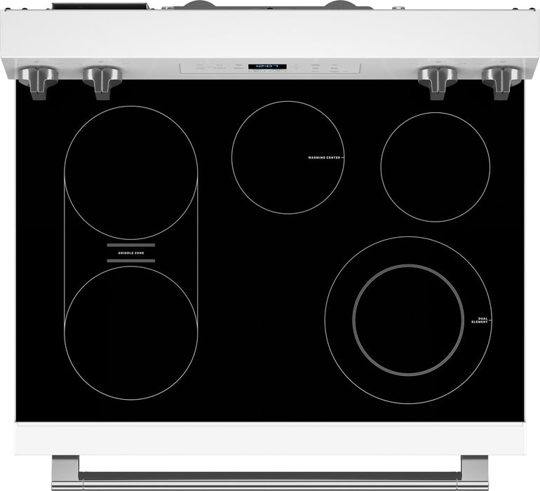 Maytag 30\" 5.3 Cu. Ft. Electric Range with No Preheat Air Fry - White - YMFES6030RW