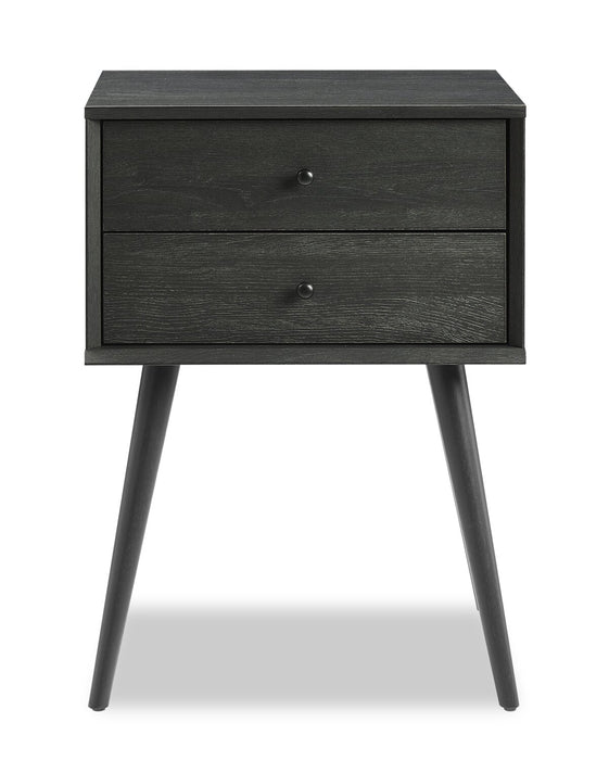 Mori Nightstand - Black Oak