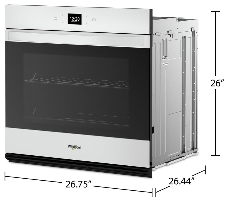 Whirlpool 27\" 4.3 Cu. Ft. Electric Single Wall Oven with Air Fry - White - WOES5027LW 