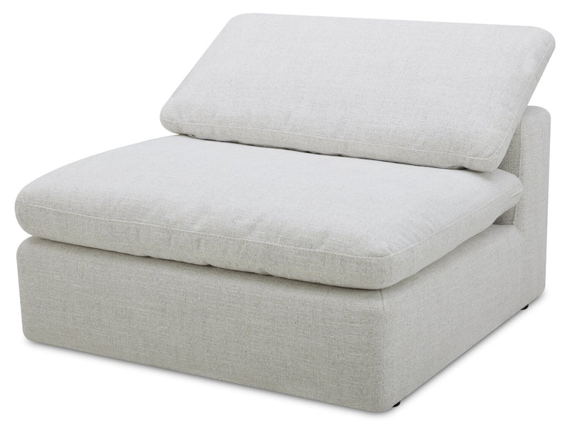 Sky Modular 8-Piece Fabric Power Reclining Sectional with Removable Feather Down Cushions -Nathan Wheat