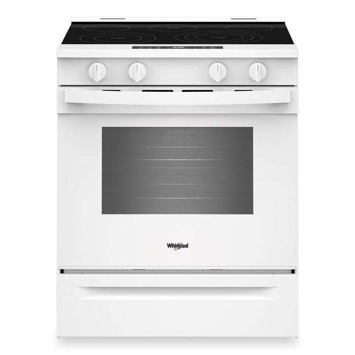 Whirlpool 30\" 5.3” Cu. Ft. Electric Range with Air Cooking – White - YWSES5030SW