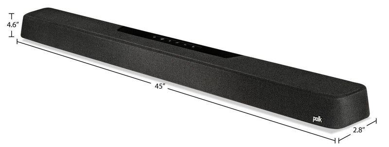 POLK 7.1.2 CH Dolby Atmos DTS:X 3D Audio Soundbar with Wireless Surrounds and Subwoofer (Magnifi MAX AX SR) 