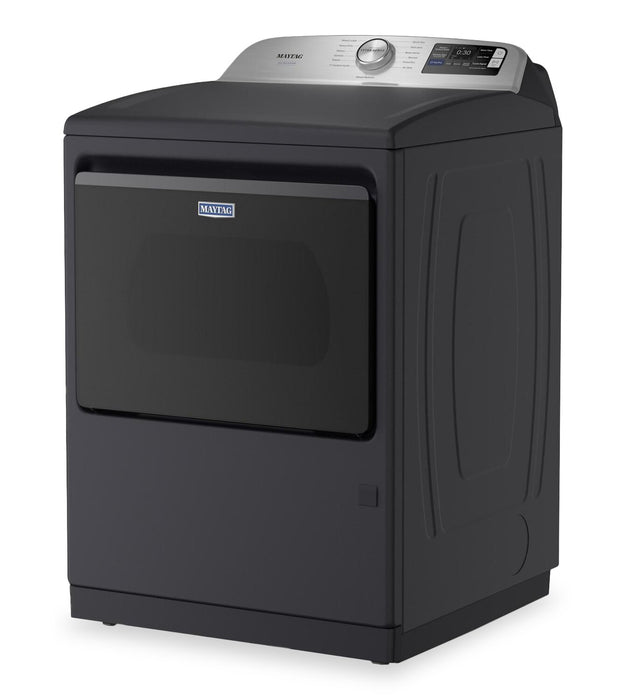 Maytag 6.0 Cu. Ft. Pet Pro Smart Top-Load Washer and 7.4 Cu. Ft. Front Load Electric Dryer – Midnight Steel 