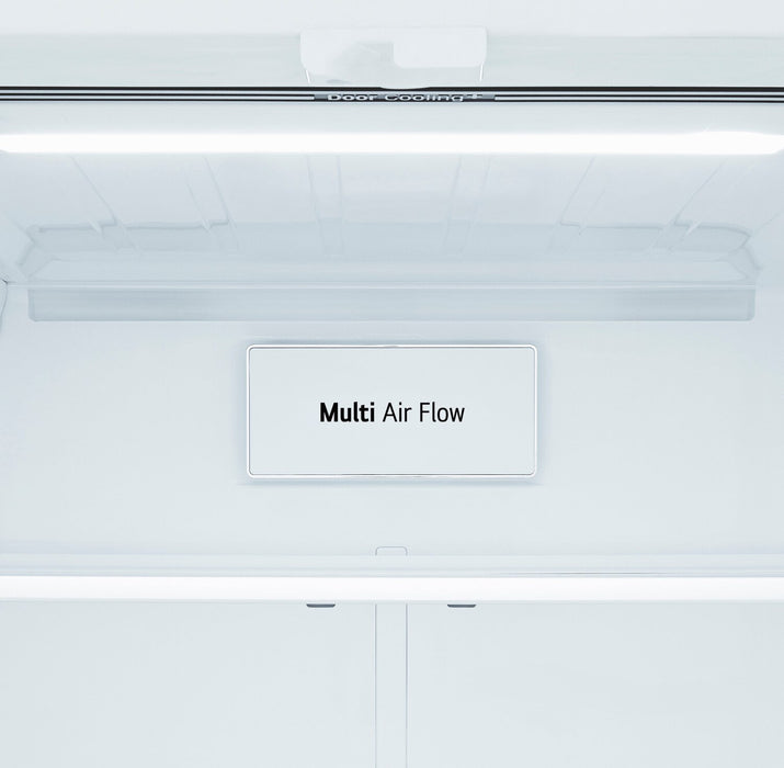 LG 33\" 25 Cu. ft. Smart French-Door Refrigerator - Stainless Steel - LF25S6000S 