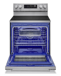 LG 6.3 Cu. Ft. Smart Electric Range with Air Fry - Stainless Steel - LREN6323YE 