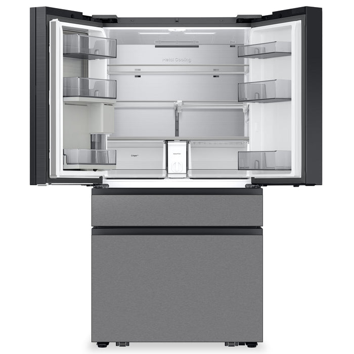 Samsung 36\" 23 Cu. Ft. Bespoke Counter-Depth French-Door Refrigerator with AI Home Screen - RF90F29BECRAA
