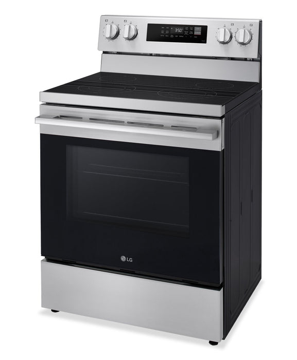 LG 30\" 6.3 Cu Ft. Smart Electric Range with Probake Convection® and EasyClean® - LREN6321YE 