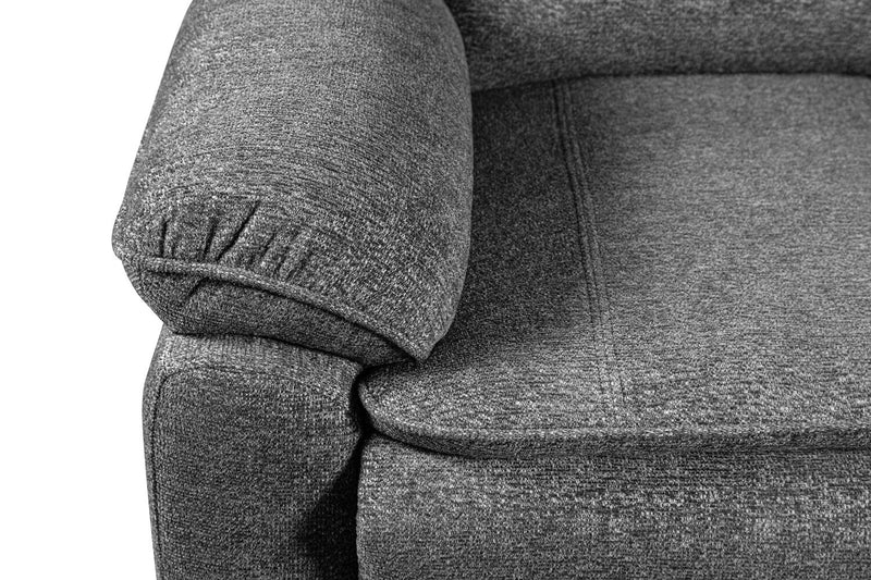 Chandler 82\" Chenille Fabric Power Reclining Sofa - Grey 