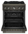 KitchenAid 4.1 Cu. Ft. Dual Fuel Range with No Preheat Air Fry Mode – Black Ore - KFDS930SBE