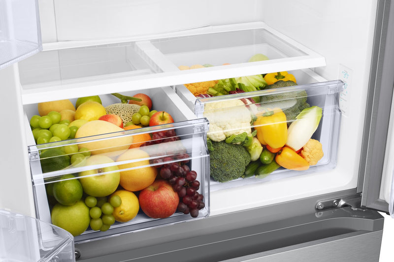 Samsung 33\" 17.5 Cu. Ft. Counter-Depth French-Door Refrigerator - Stainless Steel - RF18A5101SR/AA 