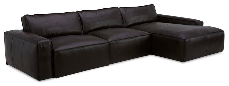 Sedona 3-Piece Right-Facing Modular Sectional - Chocolate