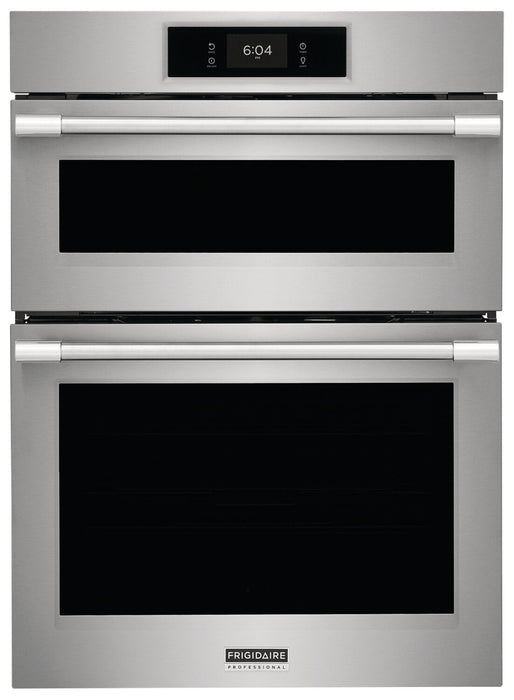 Frigidaire Professional 30\" 1.7/5.3 Cu. Ft. Electric Microwave and Wall Oven Combination with Total … 